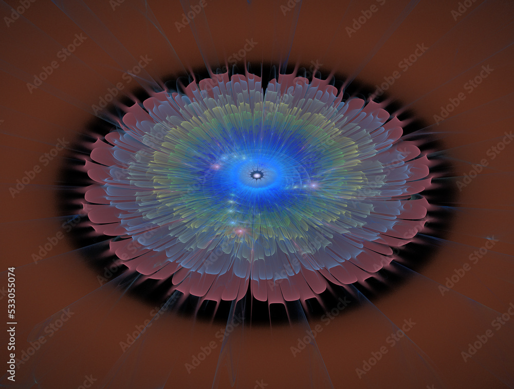 Fototapeta premium Imaginatory fractal abstract background Image