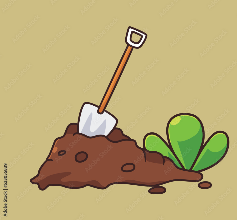 template ss.cdragricultural crops and shovels cartoon illustration template ss.cdragricultural crops and shovels cartoon illustration
