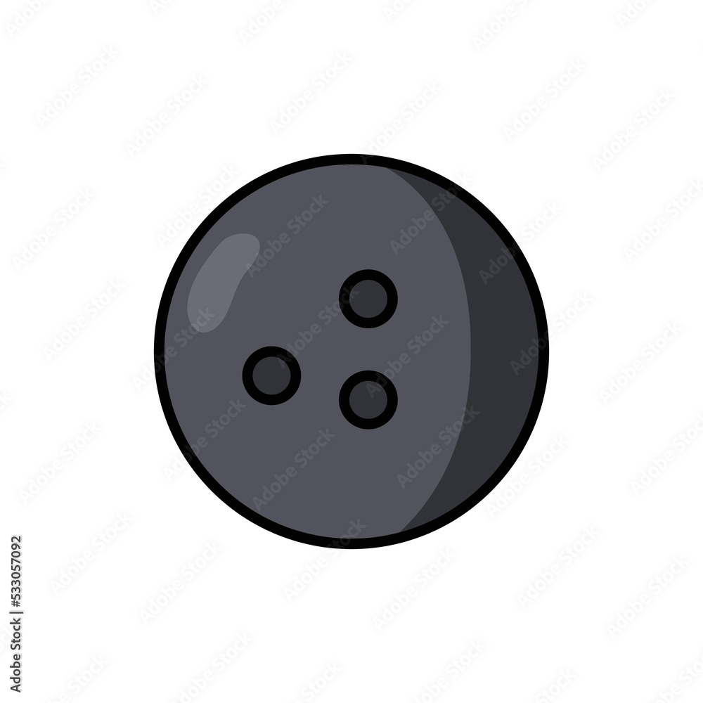 bowling icon vector design template in white background bowling icon vector design template in white background