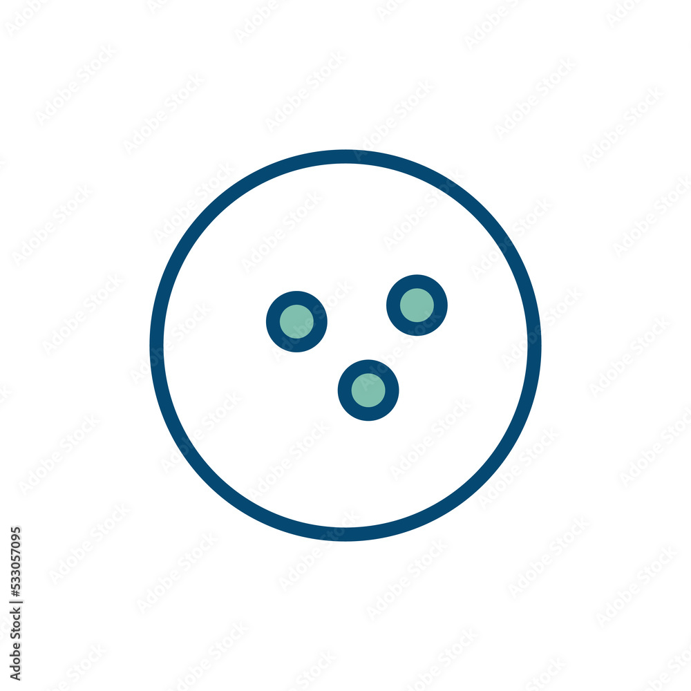 bowling icon vector design template in white background bowling icon vector design template in white background
