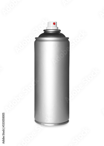 Can of spray paint isolated on white