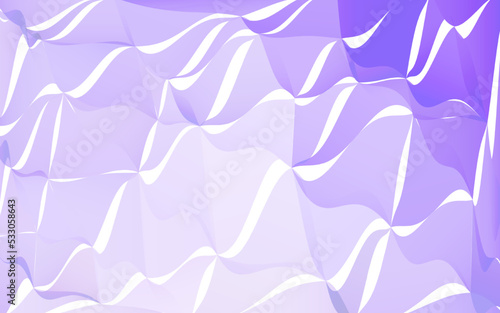 Light Purple vector Lowpoly Background with copy-space. Used opacity mask.