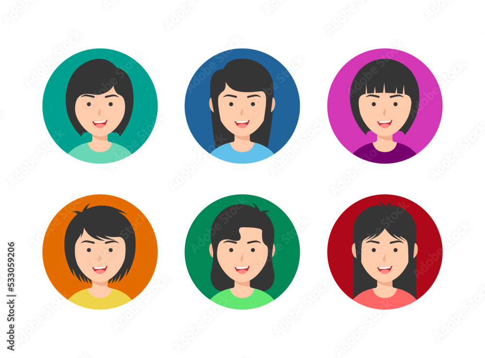 Female Avatar Element Female Avatar Element
