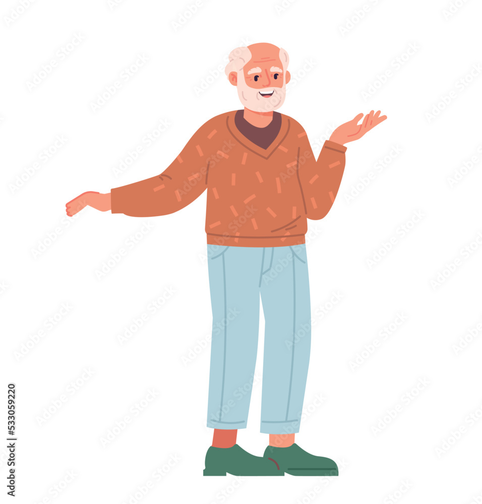 Fotografie Happy grandfather concept