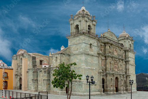 cathedral of Oaxaca, Mexico photo