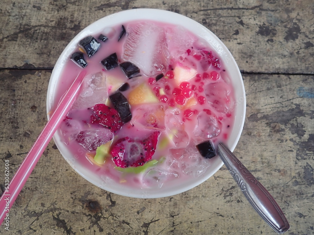 Fruit soup is a soup prepared using fruit as a primary ingredient, and