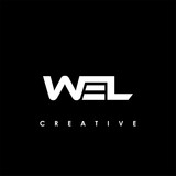 WEL Letter Initial Logo Design Template Vector Illustration