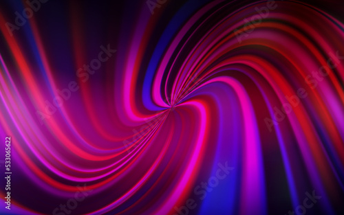 Dark Pink vector blurred shine abstract background.