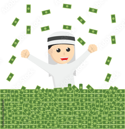 sultan rich design character on white background