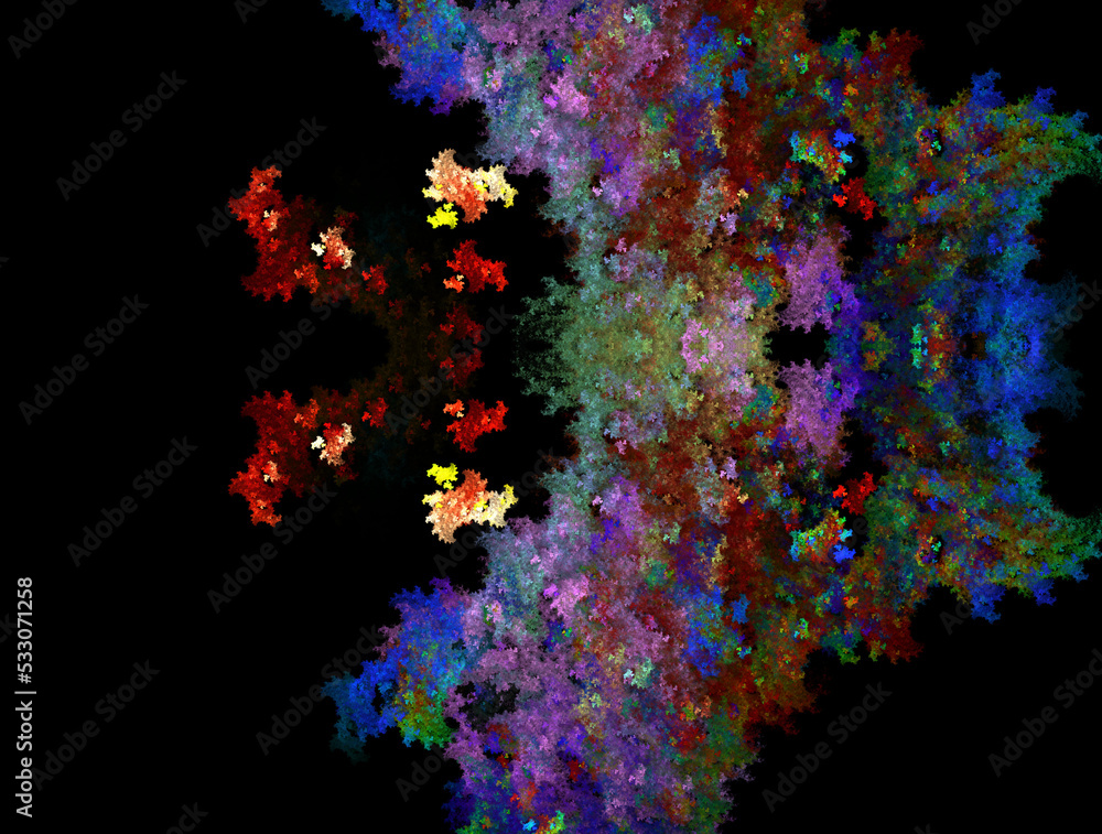 Imaginatory fractal abstract background Image Imaginatory fractal abstract background Image