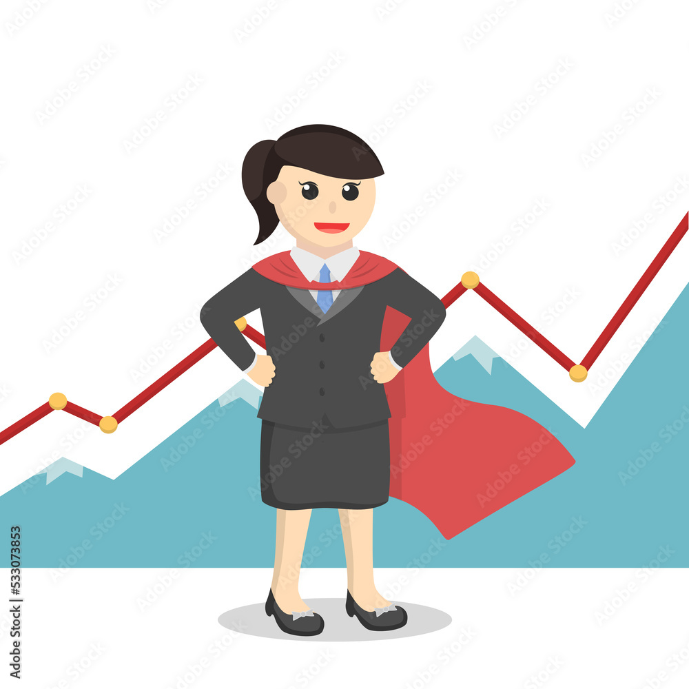 business woman secretary super up progress design character on white background business woman secretary super up progress design character on white background