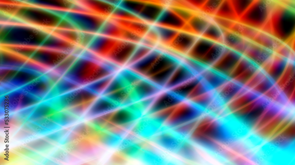 Abstract gradient linear multicolored background