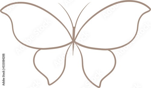butterfly outline