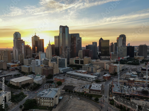 Wallpaper Mural Dallas, Texas. Sunset 2. Torontodigital.ca