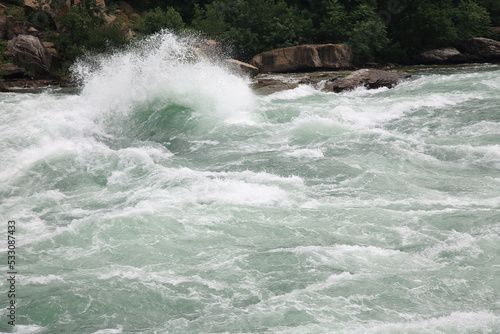 Niagara River - Stromschnellen / Niagara River - White Water photo