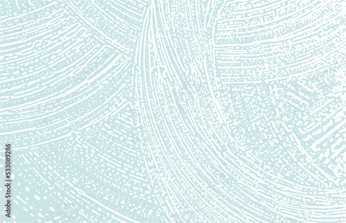 Grunge texture. Distress blue rough trace. Decent