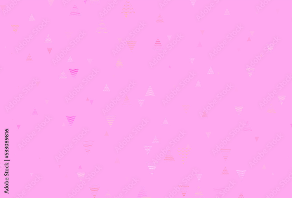 Light Pink, Yellow vector background with polygonal style. Light Pink, Yellow vector background with polygonal style.