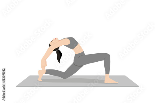 Standing Pose of the Heavenly Spirits, Stiti Valakhilyasana