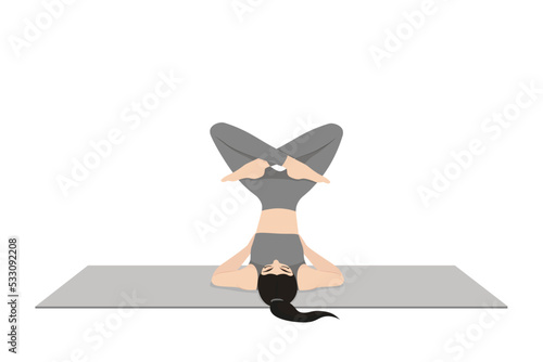 Shoulderstand Lotus Pose, Padma Sarvangasana