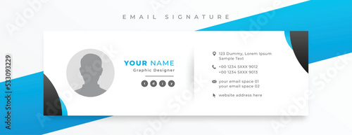 email footer template design for business promotional