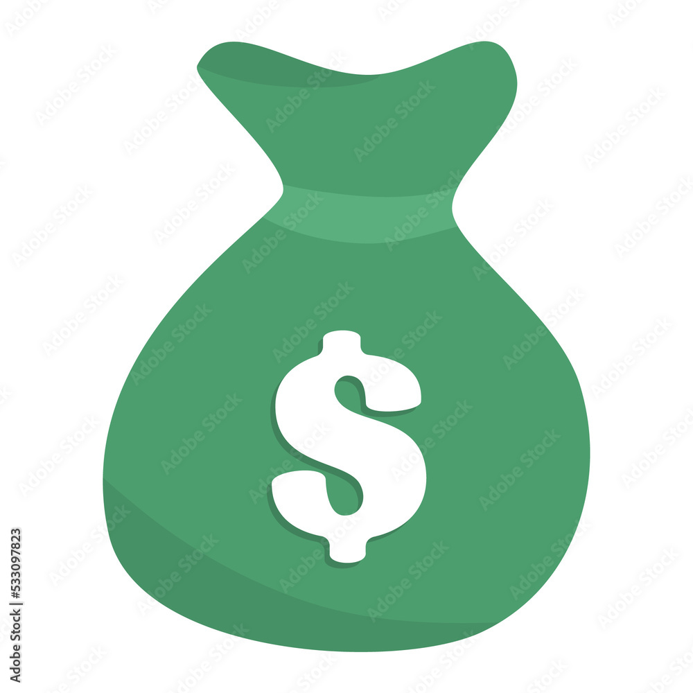 money bag cartoon vector icon illustration money bag cartoon vector icon illustration