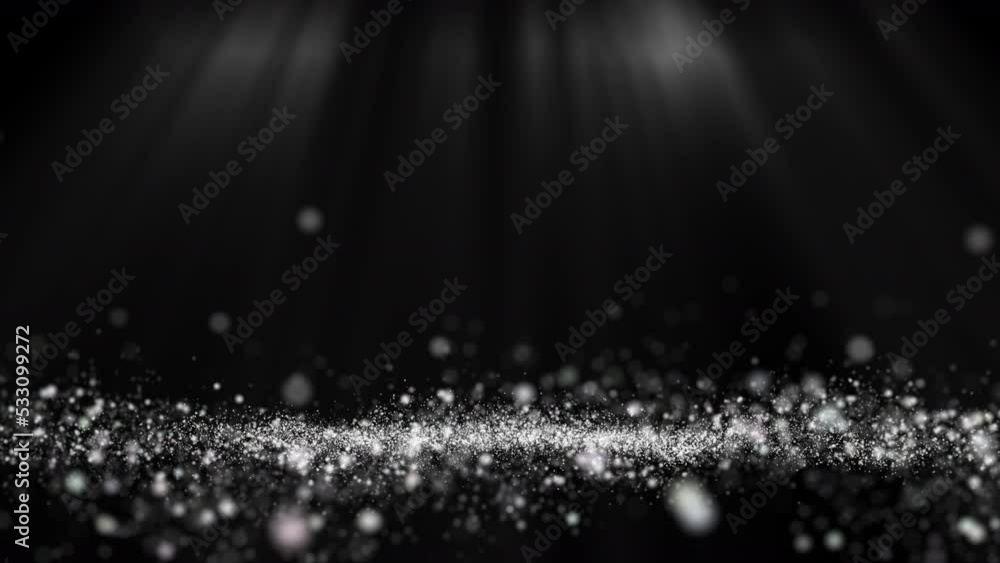 Glitter light white particles stage and light shine , Transparent ...