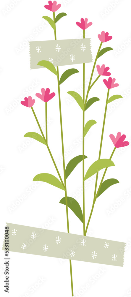 Obraz premium flower tape