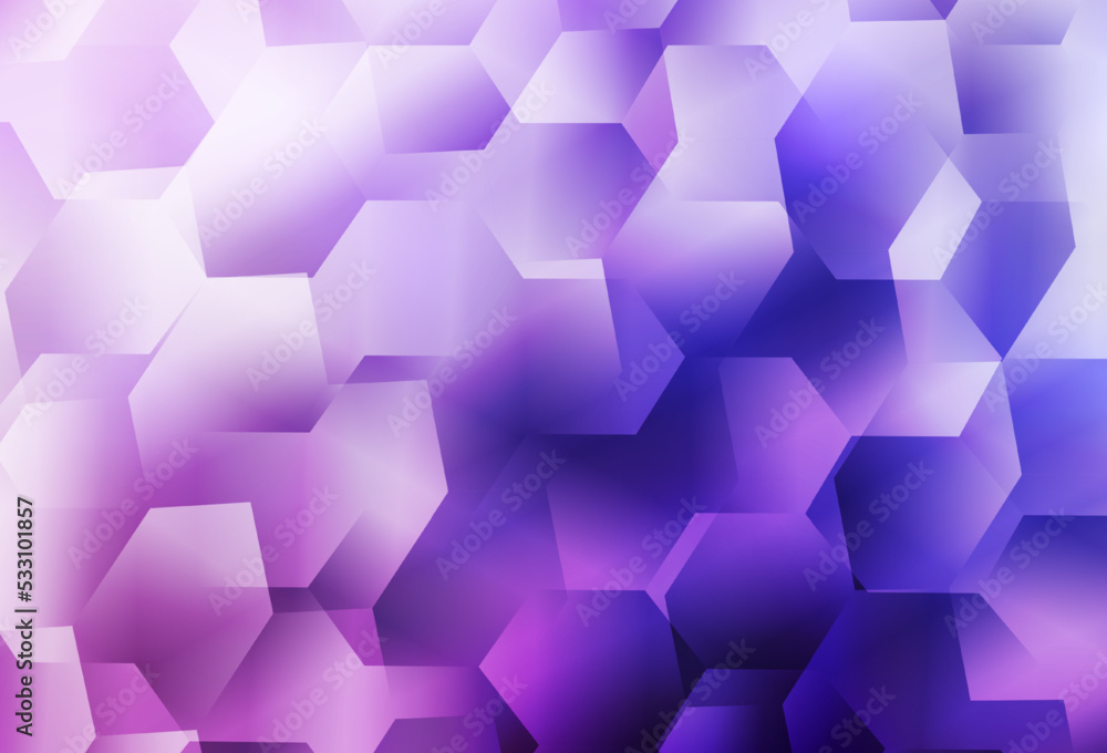 Light Purple, Pink vector background with hexagons. Light Purple, Pink vector background with hexagons.