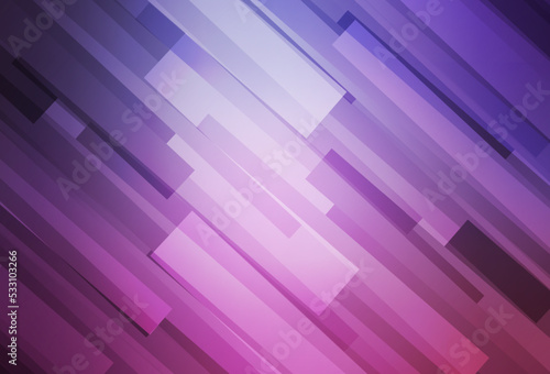 Light Purple, Pink vector template with rhombus.