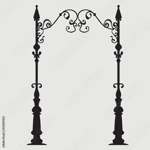 Frame, in the style of an ornament, Vector illustration eps 10, Art.