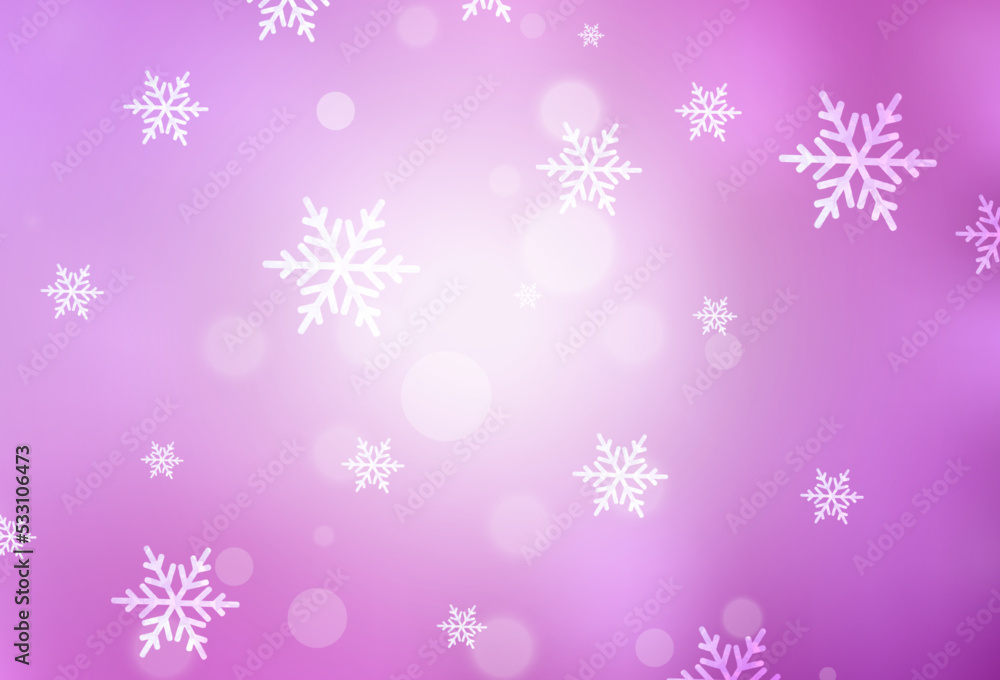 Light Pink vector backdrop in holiday style. Light Pink vector backdrop in holiday style.