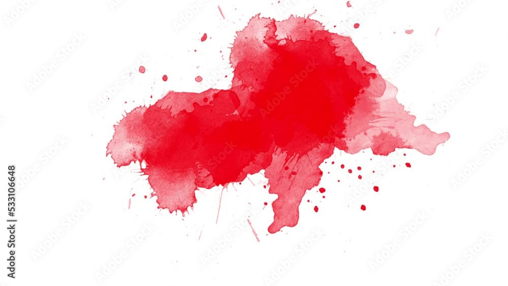 Red Ink brush stroke transition. Ink splash. Abstract ink brush blot, splat, fluid art, overlay, alpha matte composition, spreading brush stroke. slow motion ink transition splatter spreading effect. Red Ink brush stroke transition. Ink splash. Abstract ink brush blot, splat, fluid art, overlay, alpha matte composition, spreading brush stroke. slow motion ink transition splatter spreading effect.