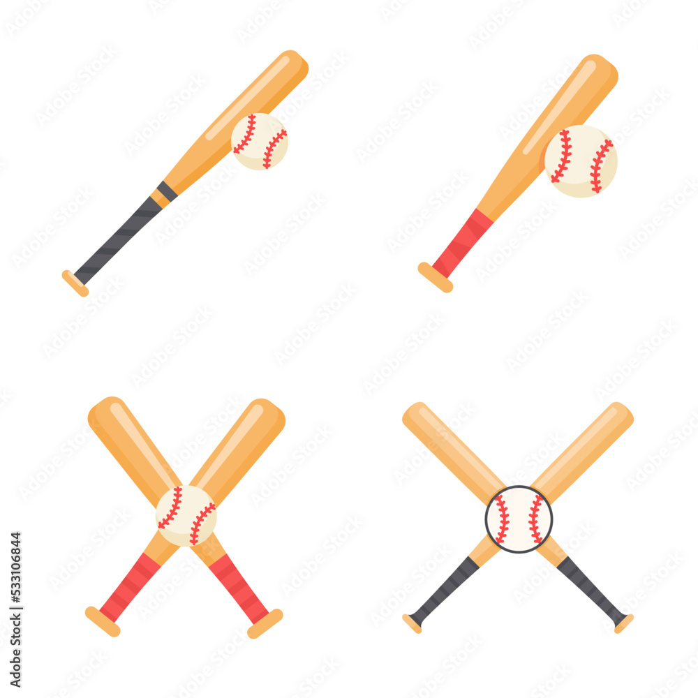 Baseball bats are used to hit baseballs in sporting events. Baseball bats are used to hit baseballs in sporting events.