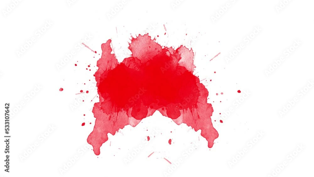 Red Ink brush stroke transition. Ink splash. Abstract ink brush blot, splat, fluid art, overlay, alpha matte composition, spreading brush stroke. ink transition splatter spreading effect. Red Ink brush stroke transition. Ink splash. Abstract ink brush blot, splat, fluid art, overlay, alpha matte composition, spreading brush stroke. ink transition splatter spreading effect.