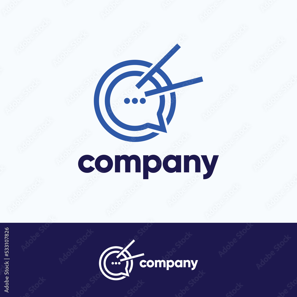 chat logo, communication logo form a chat bubble chat logo, communication logo form a chat bubble