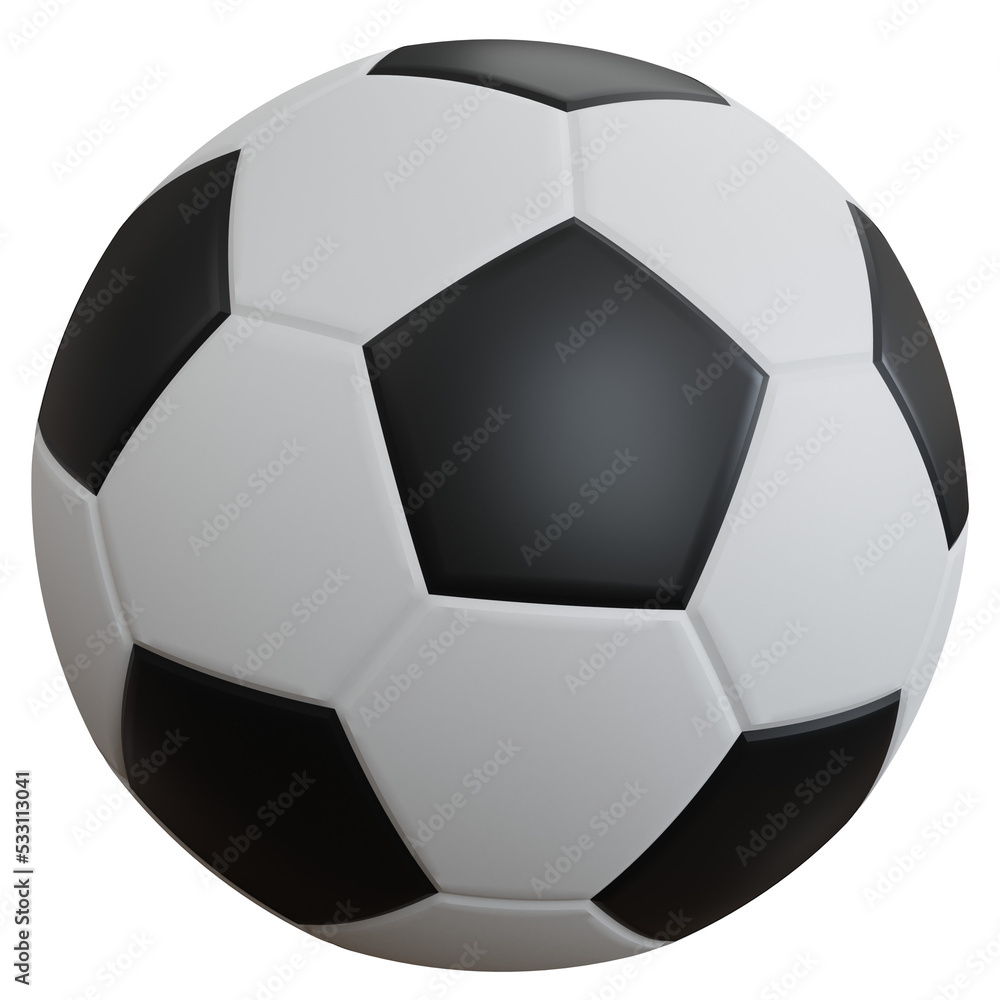 3d rendering football isolated 3d rendering football isolated