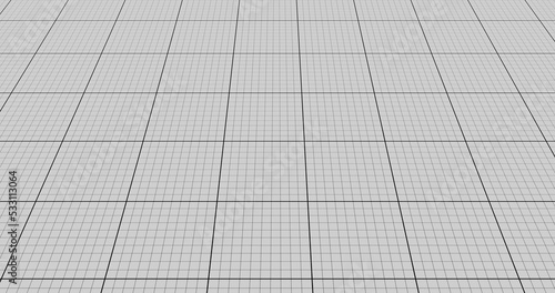 grid square black lines in white paper