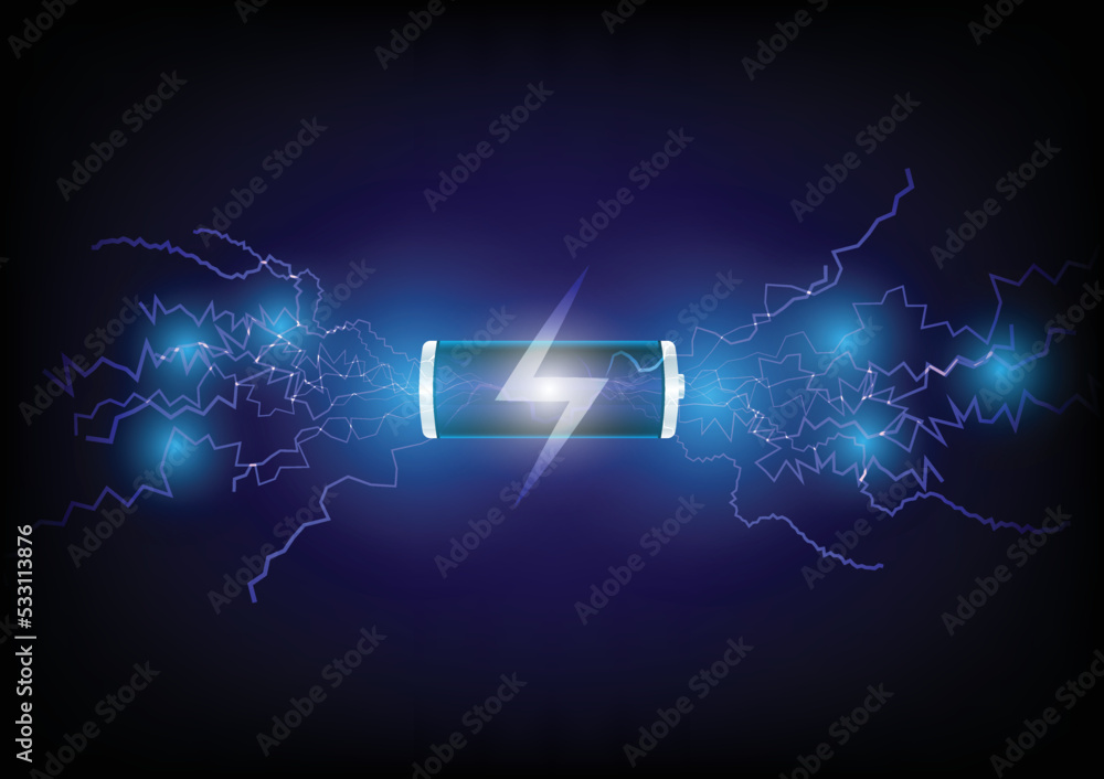 electric battery energy, vector illustration, dark Blue Light Abstract Technology background for computer graphic website internet. wave. silver. circuit. spark. bolt. thunderbolt. thunder. electric battery energy, vector illustration, dark Blue Light Abstract Technology background for computer graphic website internet. wave. silver. circuit. spark. bolt. thunderbolt. thunder.