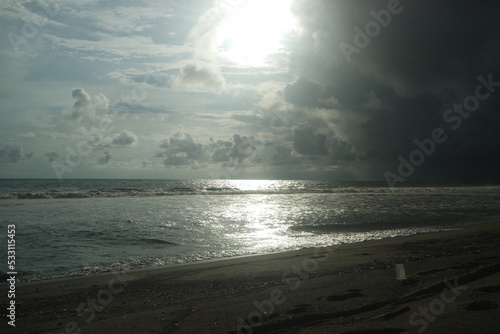 sunset on the beach