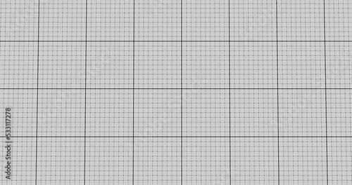 grid on paper black tint over white background perspective