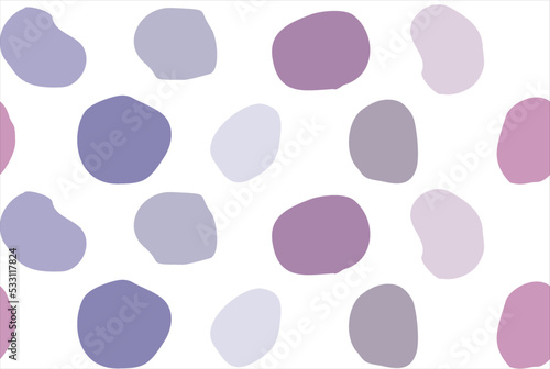 Abstract seamless background of colored purple spots, abstract purple pattern