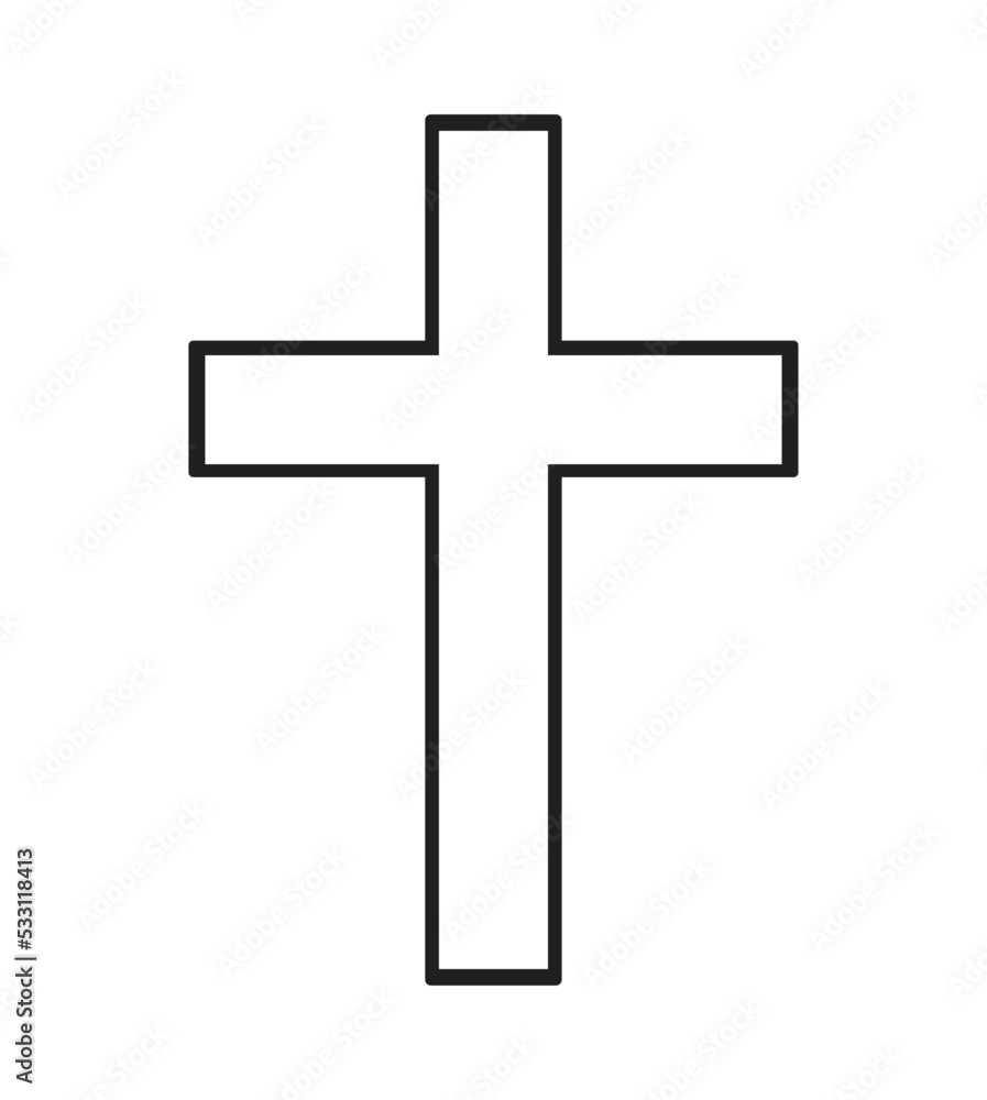 Concept cross religion symbol.Christ cross symbol. Easter symbol