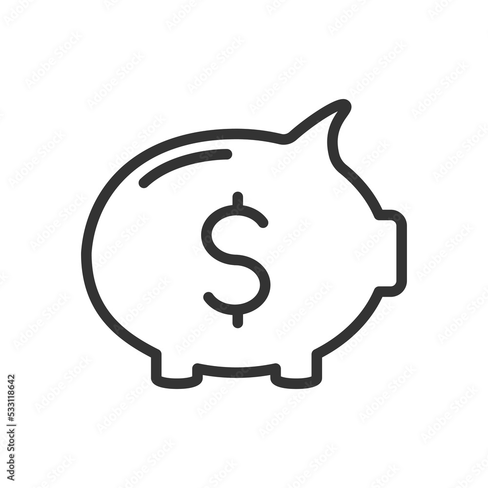 piggybank outline vector icon piggybank stock vector icon for web, mobile app and ui design piggybank outline vector icon piggybank stock vector icon for web, mobile app and ui design