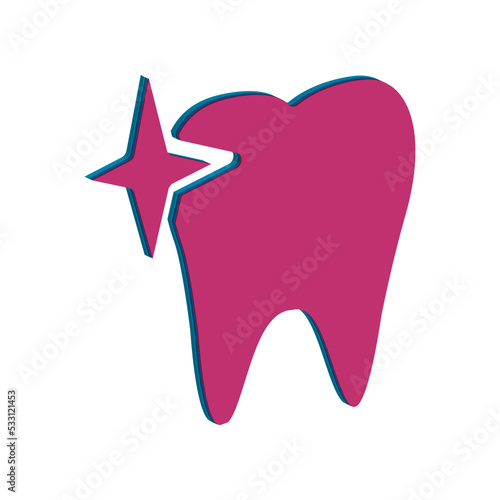 Dental icon template 3D design