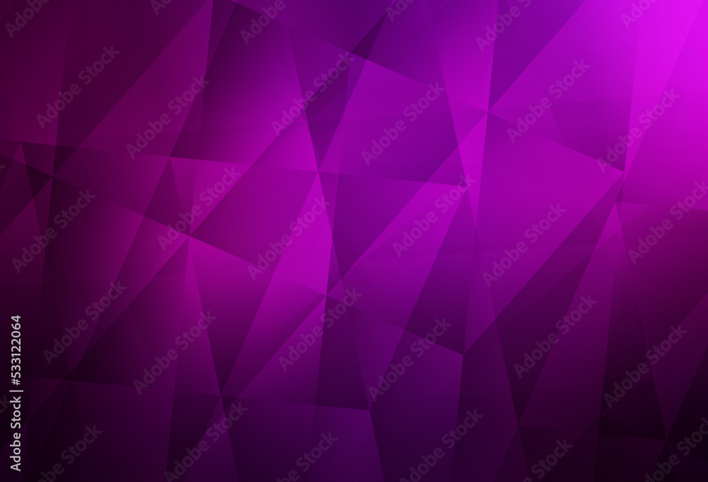 Dark Pink vector abstract polygonal pattern. Dark Pink vector abstract polygonal pattern.
