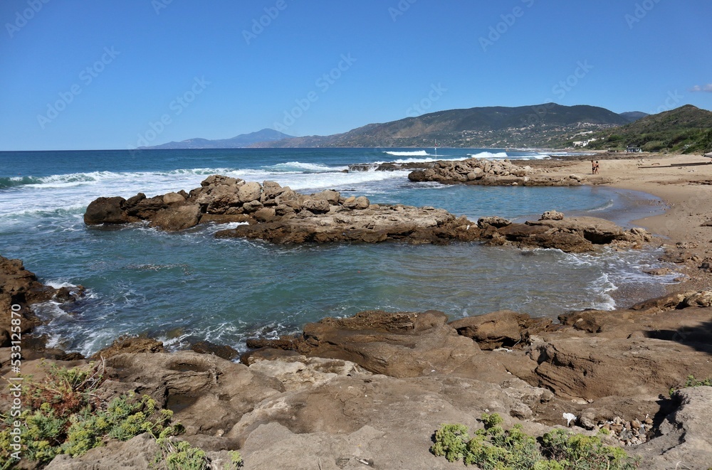 Palinuro - Spiagge del Lido San Pietro dalla scogliera