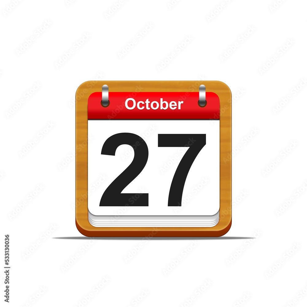 27 de octubre. 27 de octubre.