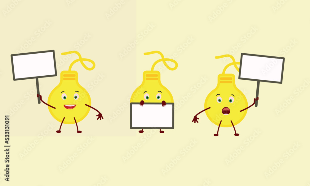 Fototapeta premium vector about lights on a board can be used for day lights, mascot about lights, demo about electricity