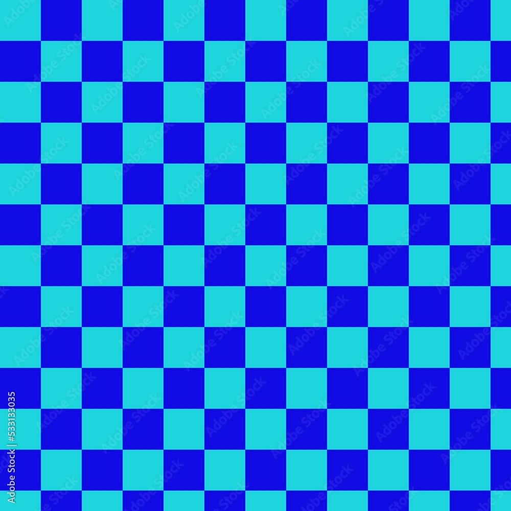 Dark blue squares repeated pattern on light blue background Dark blue squares repeated pattern on light blue background