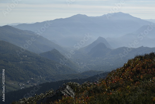 paysage de montagne en Ariège depuis le Col de Port